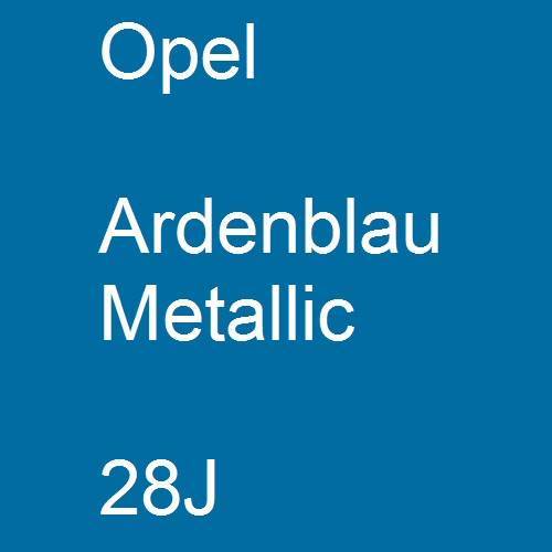 Opel, Ardenblau Metallic, 28J.